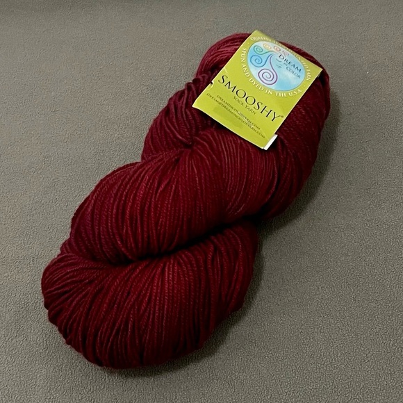 Dream in Color Smooshy Yarn in Deep Red - Picture 1 of 5